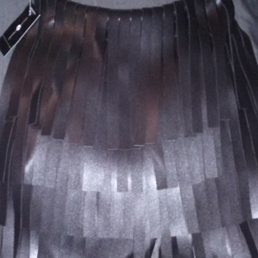 Elegant Black Fringe Handbag